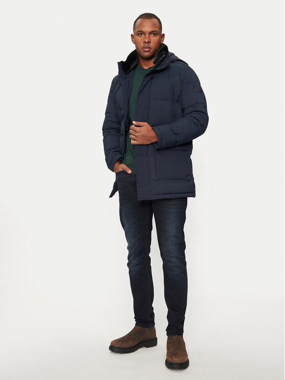 Hechter Paris Hechter Paris Pehelykabát 50168 142205 Sötétkék Regular Fit