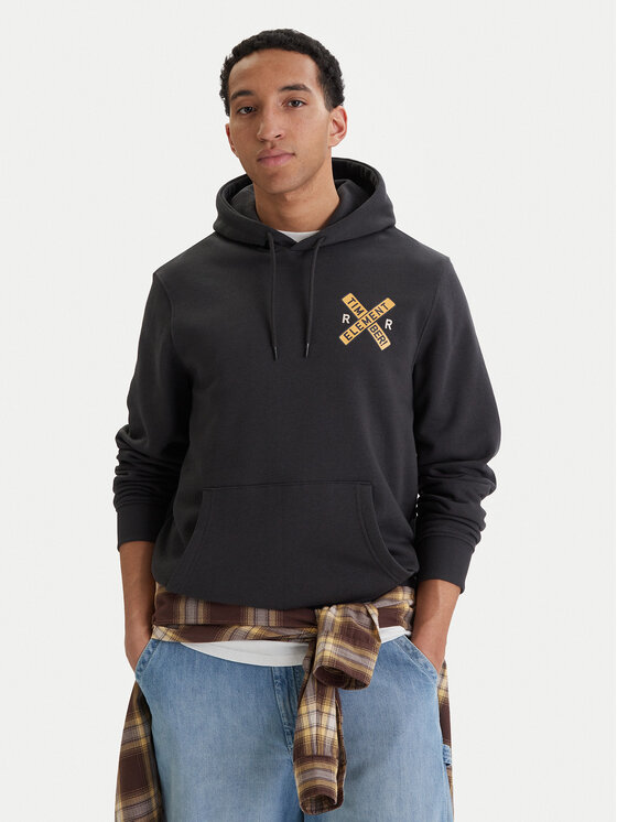 Element Element Sweatshirt Timber Signs Po ELYSF00313 Schwarz Regular Fit