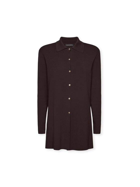 Elena Mirò Elena Mirò Cardigan M417Z000543N032 Marrone Regular Fit