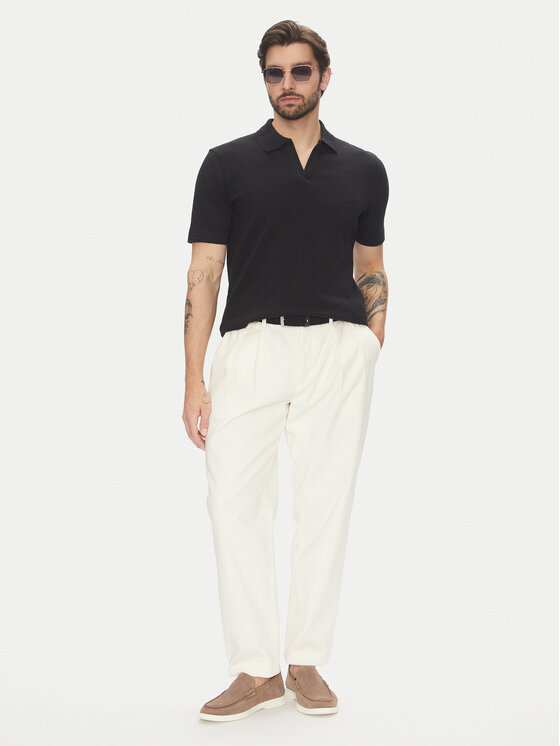 Marc O'Polo Marc O'Polo Polokošeľa 524 3021 53176 Čierna Regular Fit