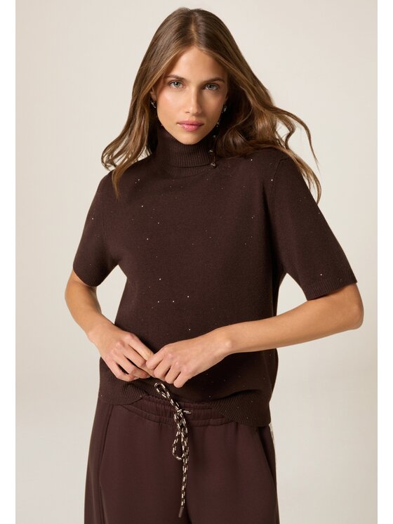 Oltre Oltre Maglione M218J005500N022 Marrone Regular Fit