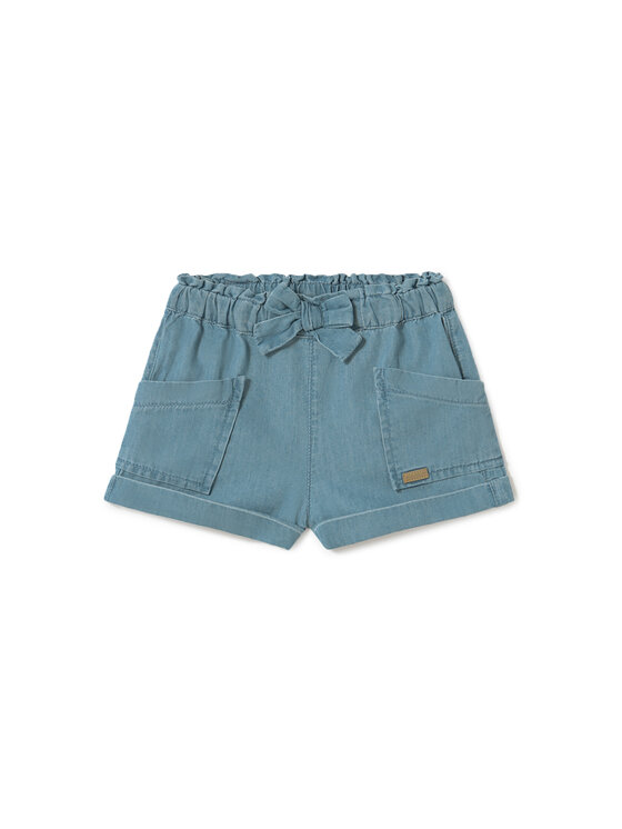 Mayoral Mayoral Pantalon scurți din material 1227 Albastru Regular Fit