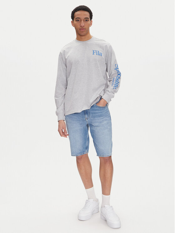 Fila Fila Longsleeve Laon FAM0904 Γκρι Oversize