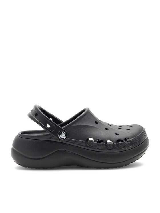 Crocs Crocs Шльопанці BAYA PLATFORM CLOG 208186-001 Чорний