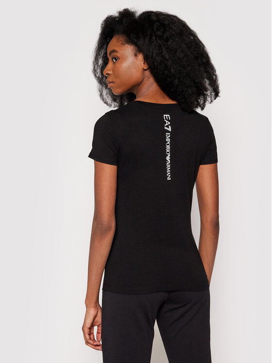 T-shirt 8NTT63 TJ12Z 1200 Nero Slim Fit