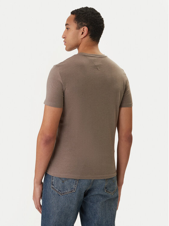 Tommy Jeans Tommy Jeans T-Shirt DM0DM20363 Béžová Slim Fit