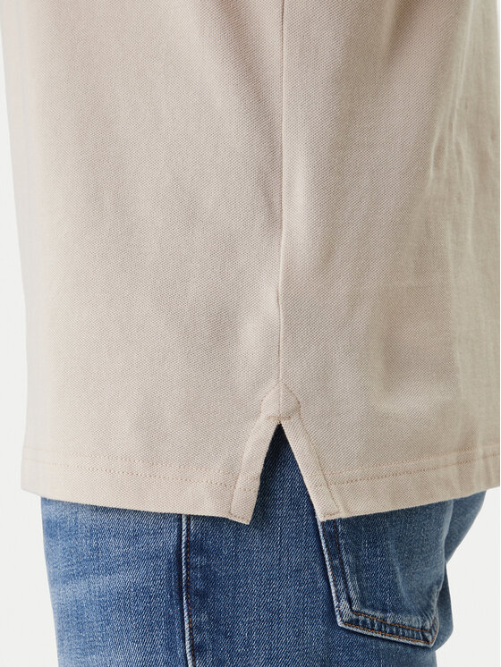 Tommy Jeans Tommy Jeans Poloshirt DM0DM20676 Beige Slim Fit