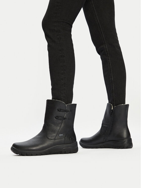 Rieker Botine Z7172-00 Negru
