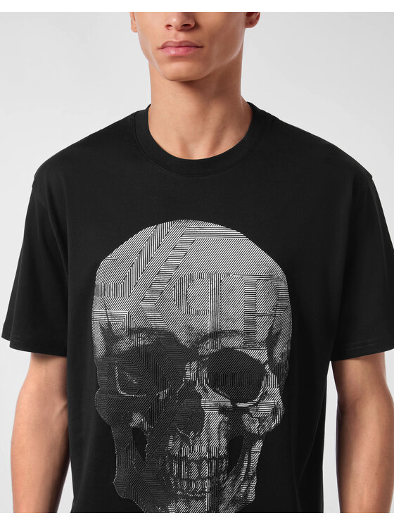 PHILIPP PLEIN PHILIPP PLEIN T-Shirt 24649 Czarny Regular Fit