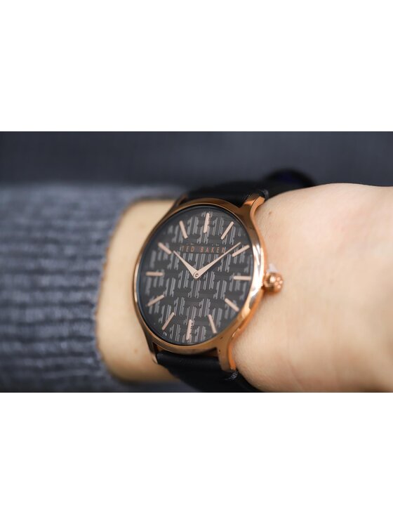 Ted Baker Ted Baker Ρολόι BKPPOF902 Μαύρο