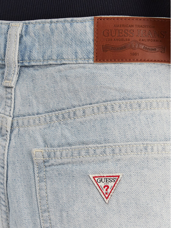 Guess Jeans Guess Jeans Džinsai W6GA2T D6534 Mėlyna Wide Leg