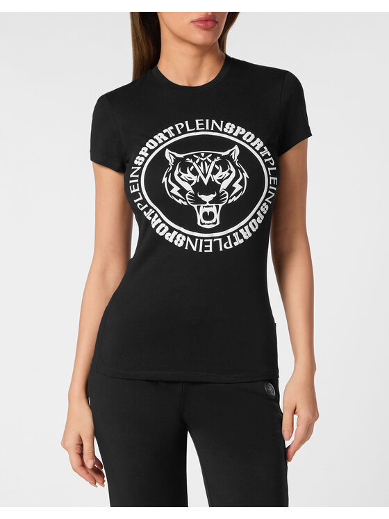 Plein Sport Plein Sport T-shirt 14221 Nero Skin Tight Fit