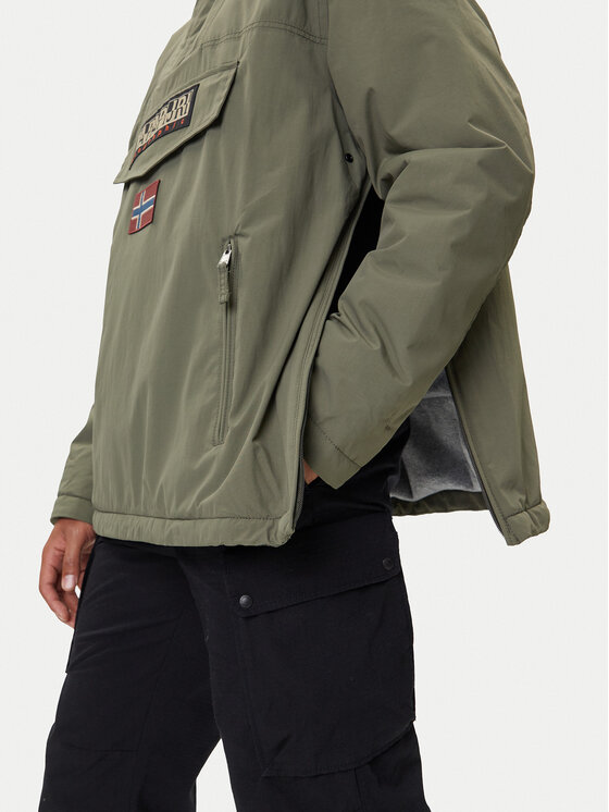 Napapijri Napapijri Anorák Rainforest Pocket 2 NP0A4GMD Zöld Regular Fit