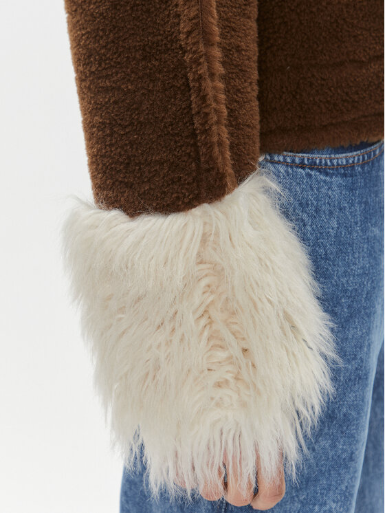 PINKO Pinko Krzno Coco Caban. 102092 A19M Smeđa Regular Fit