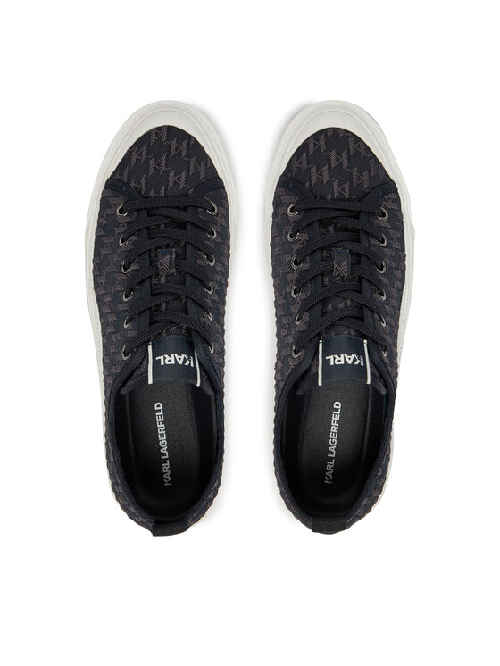 KARL LAGERFELD KARL LAGERFELD Sneakers aus Stoff Kampus Max V KL50516 Dunkelblau