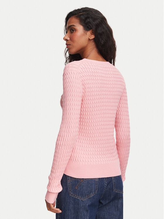 Tommy Hilfiger Tommy Hilfiger Sweater WW0WW44987 Világos rózsaszín Regular Fit
