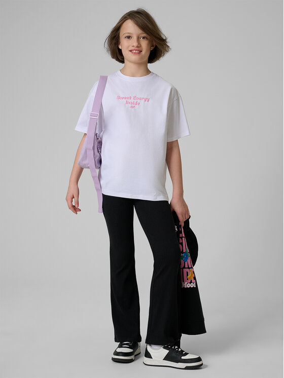 4F 4F T-Shirt JELLIFICATION Biały Loose Fit