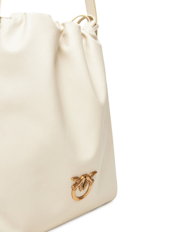 PINKO PINKO Handtasche Slouchy Classic Bag PE 25 PLTT 104359 A270 Écru