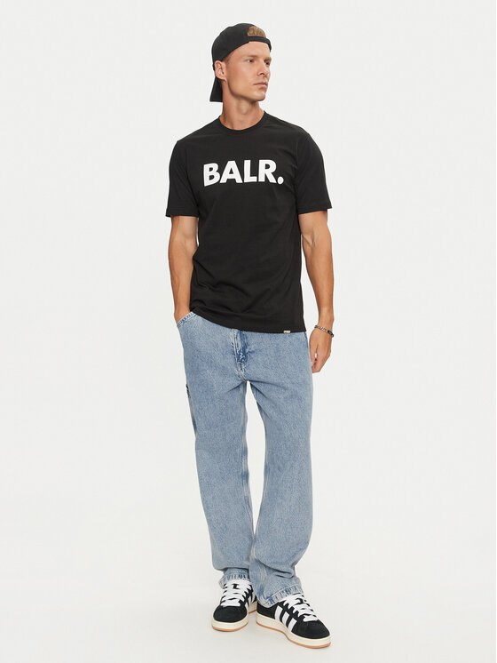 BALR. BALR. Marškinėliai B1112.1048.102 Juoda Regular Fit