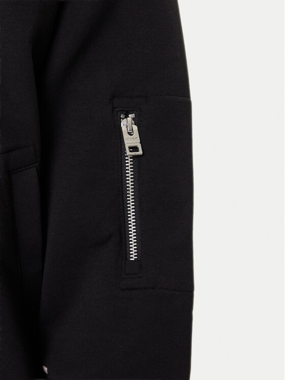 HUGO HUGO Mikina Dargenzip 50542590 Černá Oversize