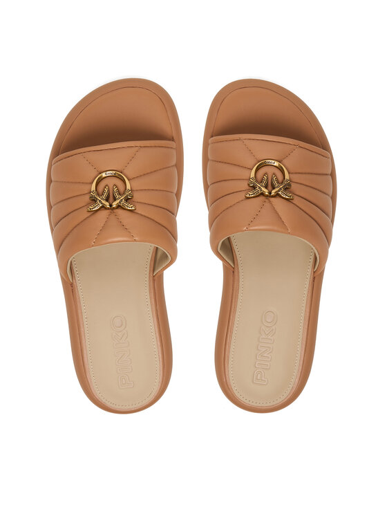 PINKO PINKO Klapki Fiona 03 SD0525 P003 Beżowy