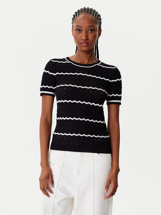 Morgan Pulover 252-MCLEMA Negru Regular Fit