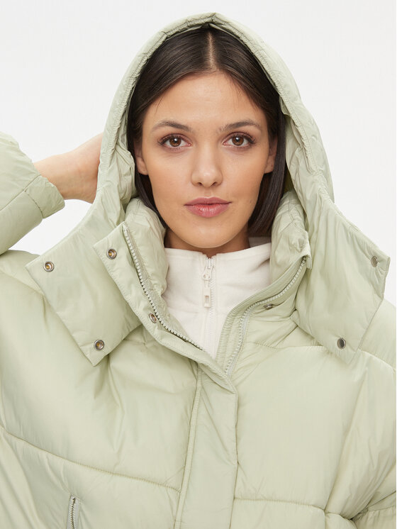 4F 4F Зимно яке 4FAW23TDJAF231 Зелен Regular Fit