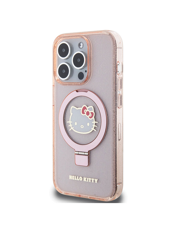 Hello Kitty Hello Kitty Etui na telefon iPhone 15 Pro Różowy