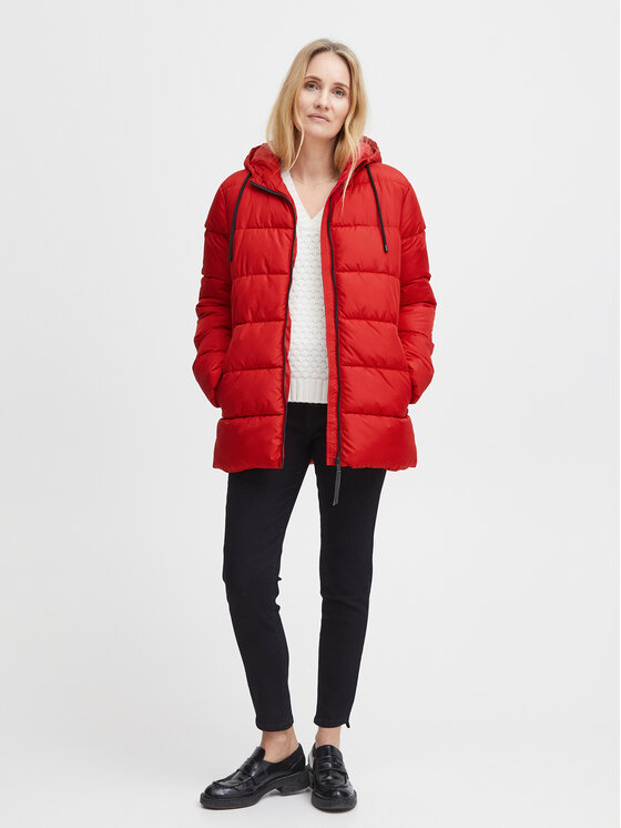 Fransa Fransa Kurtka zimowa 20612164 Czerwony Regular Fit