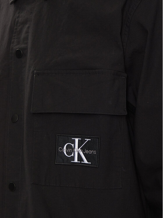 Calvin Klein Jeans Calvin Klein Jeans Cămașă J30J325618 Negru Relaxed Fit