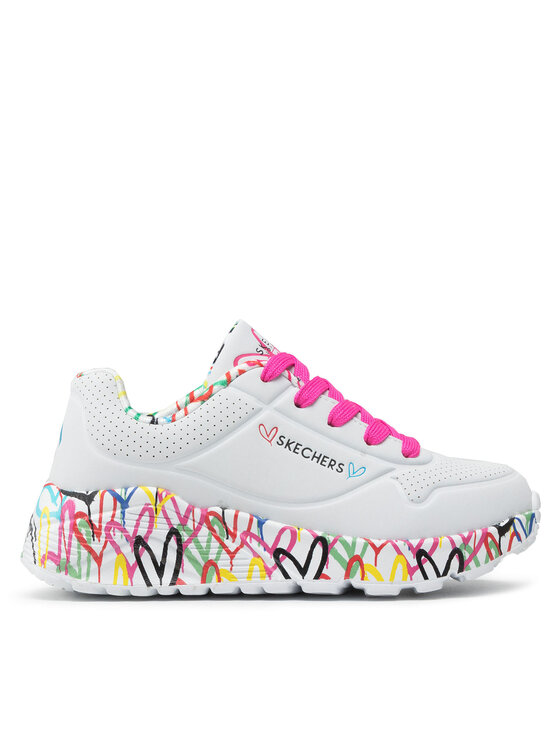 Skechers Tenisice Lovely Luv 314976L/WMLT Bijela