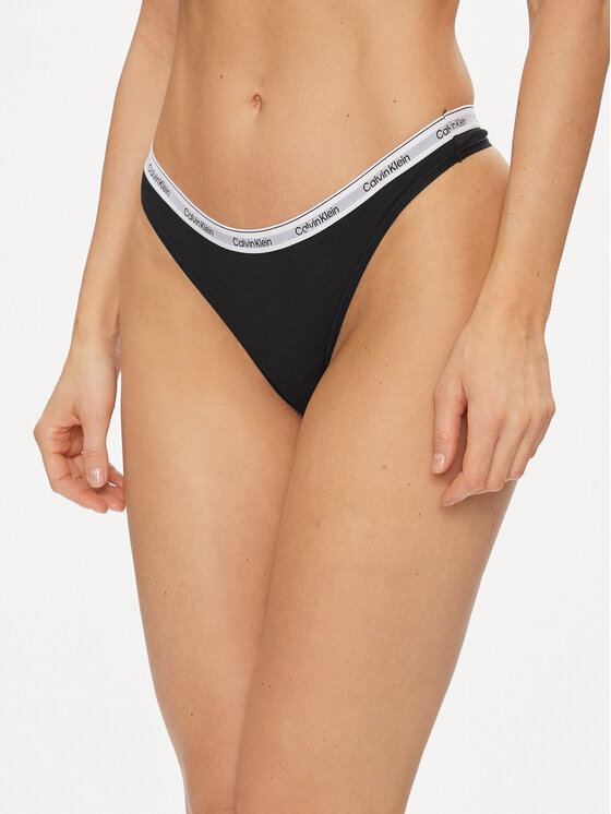 Calvin Klein Underwear Calvin Klein Underwear Σετ 5 ζευγάρια στρινγκ 000QD5221E Μαύρο