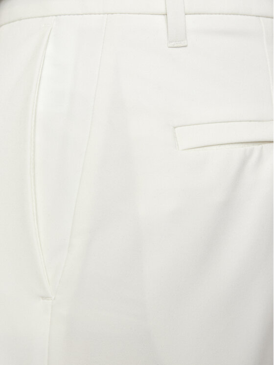 BOSS Boss Auduma šorti S_Commuter 50504392 Balts Slim Fit