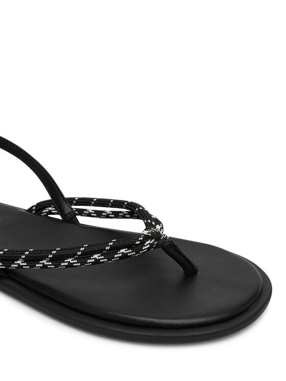 Tommy Jeans Tommy Jeans Sandále Tjw Casual Rope Sandal EN0EN02951 Čierna