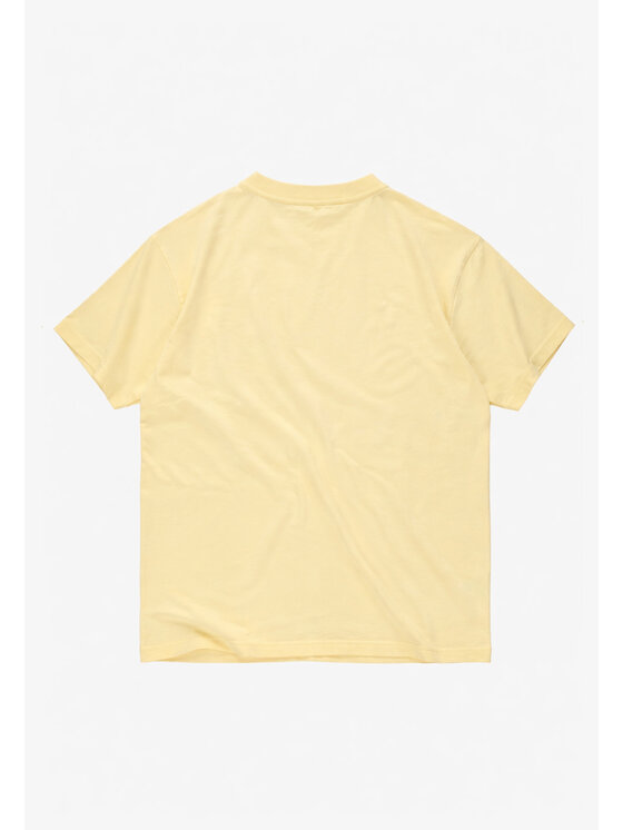 PROSTO. PROSTO. T-Shirt Crack Box Logo KL261MTEE1022 Żółty Regular Fit