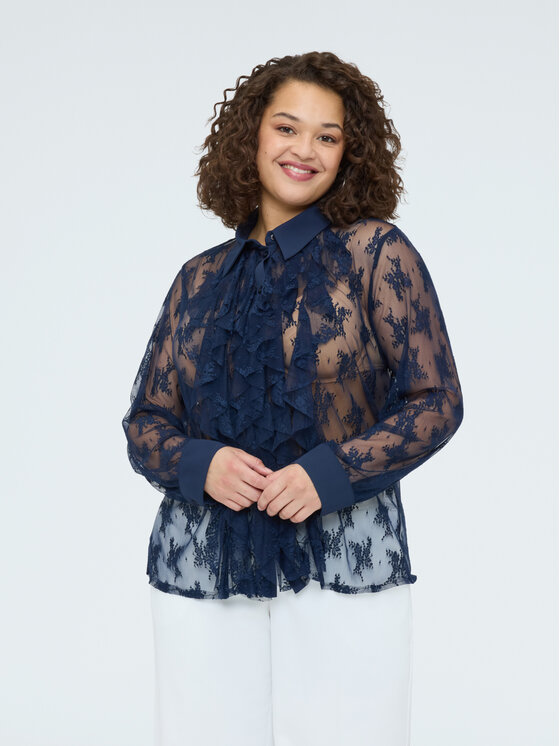 Fiorella Rubino Fiorella Rubino Camicia 5074T001550N034 Blu Regular Fit