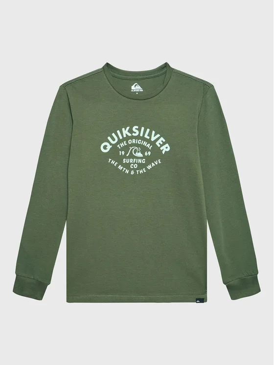 Quiksilver Bluse Script Talk EQBZT04514 Grün Regular Fit