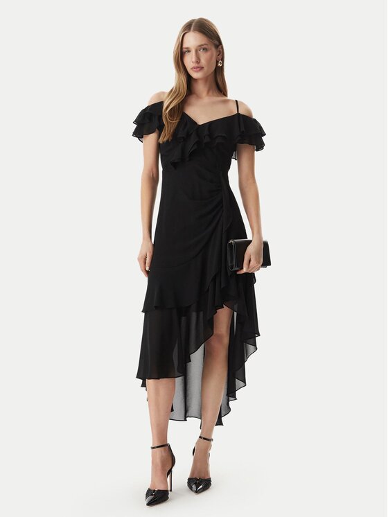 Morgan Morgan Cocktail obleka 251-RJOLIE Črna Regular Fit