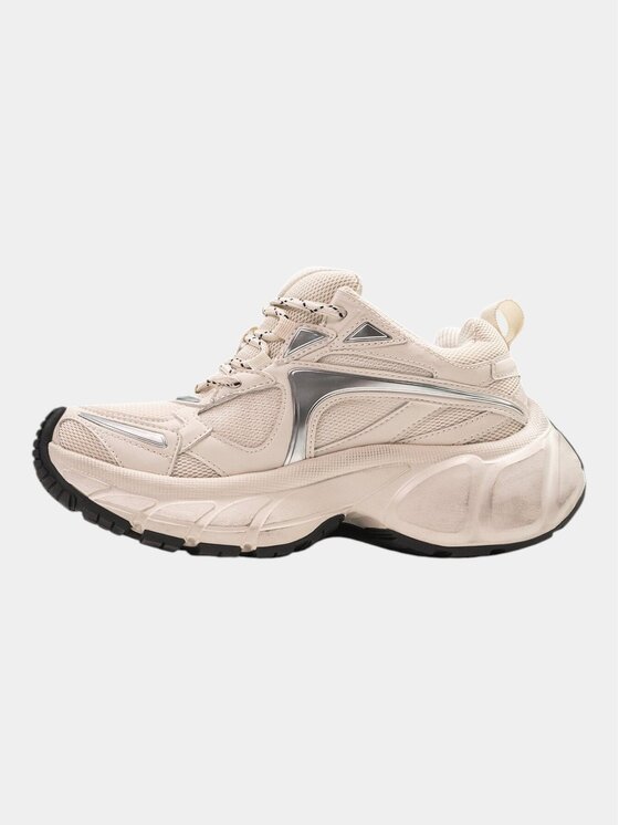 MADE BY SOCIETY MADE BY SOCIETY Sneakersy MBS 01 Neutral W - I15921 Beżowy