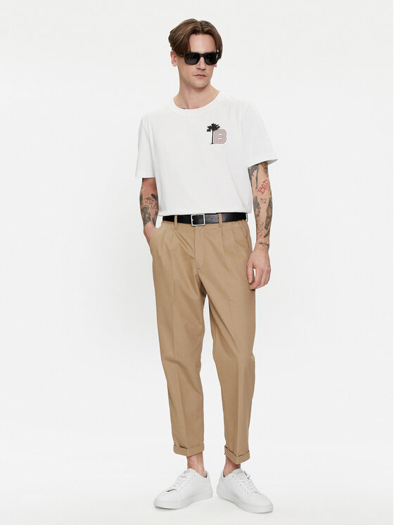 Baldessarini Baldessarini T-krekls B4 20075/000/5199 Balts Regular Fit