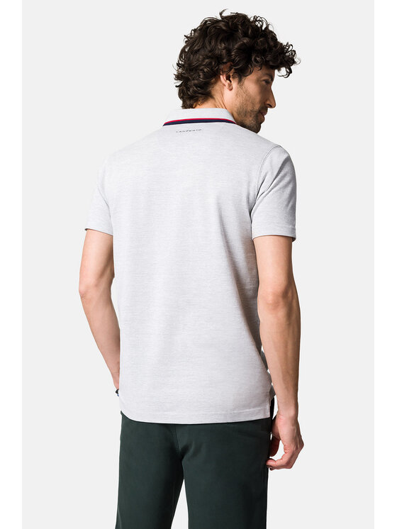 Lancerto Lancerto Polo Tom PO073123000045 Szary Regular Fit