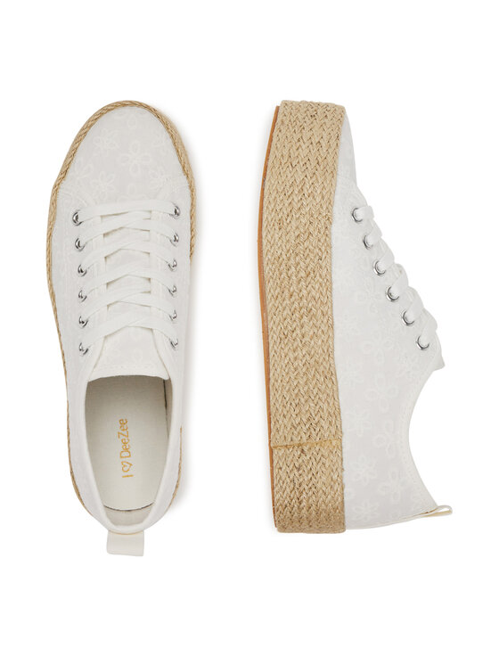 DeeZee DeeZee Espadrilės SH-053 Balta
