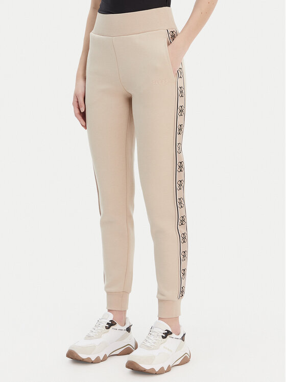 Guess Guess Jogginghose V2YB15 KB3P2 Beige Regular Fit