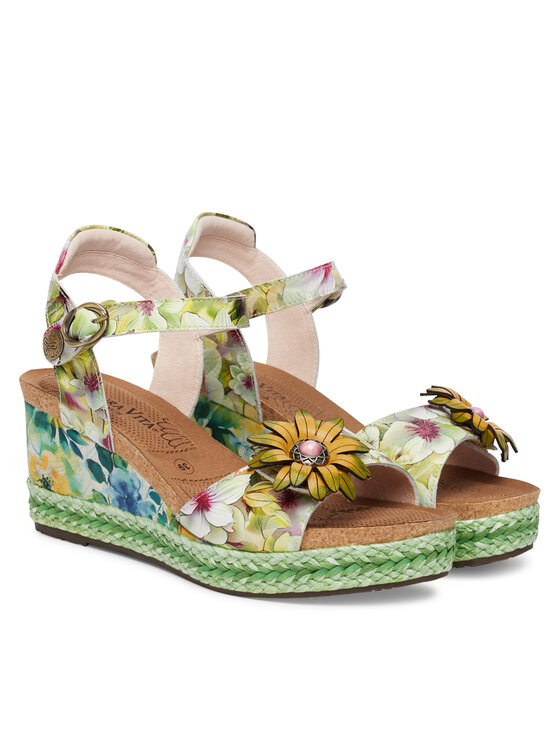 Laura Vita Laura Vita Босоніжки Facyo 75 Зелений