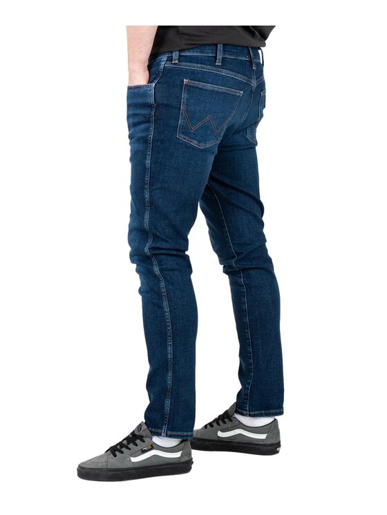 Wrangler Wrangler Jeansy 112368466 Niebieski Tapered Fit
