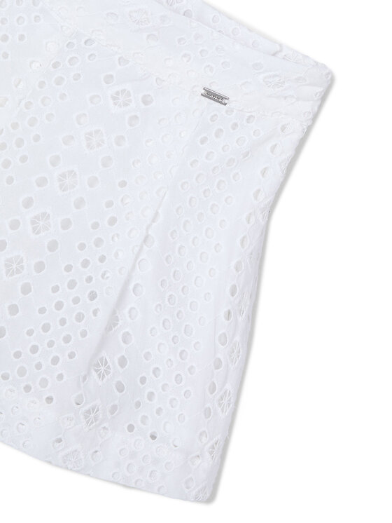 Mayoral Mayoral Pantaloncini di tessuto 3285 Bianco Regular Fit