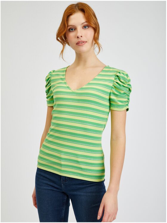 Orsay Orsay Koszula 173012865000__S Zielony Regular Fit