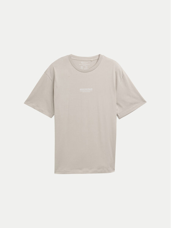 Tom Tailor Denim Tom Tailor Denim T-Shirt 1045021 Szary Relaxed Fit