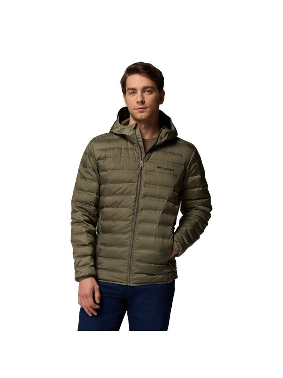 Columbia Columbia Kurtka zimowa Lake 22 II Down Hooded Jacket 2086294397 Zielony Regular Fit