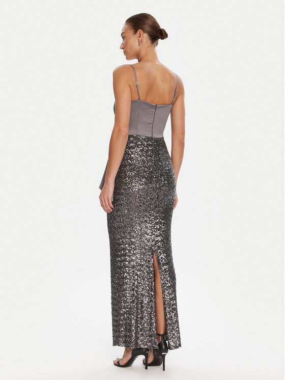 Rinascimento Rinascimento Abendkleid CFC0124976003 Grau Slim Fit